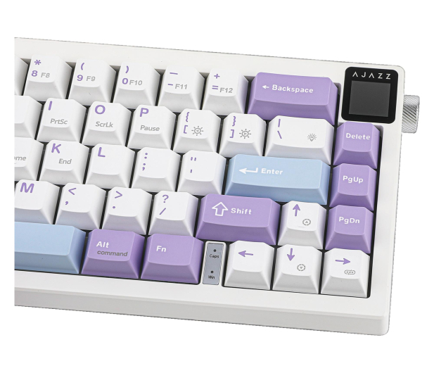 Ajazz AK650 Dream Weaver Switch Purple White Blue RGB z ekanem - 1536354 - zdjęcie 3
